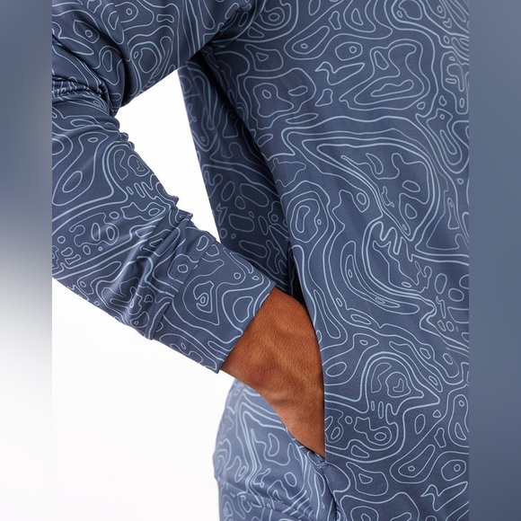 Waggle Unisex Zip Hoodie- 'Loon Lake' - Medium - Picture 2 of 7